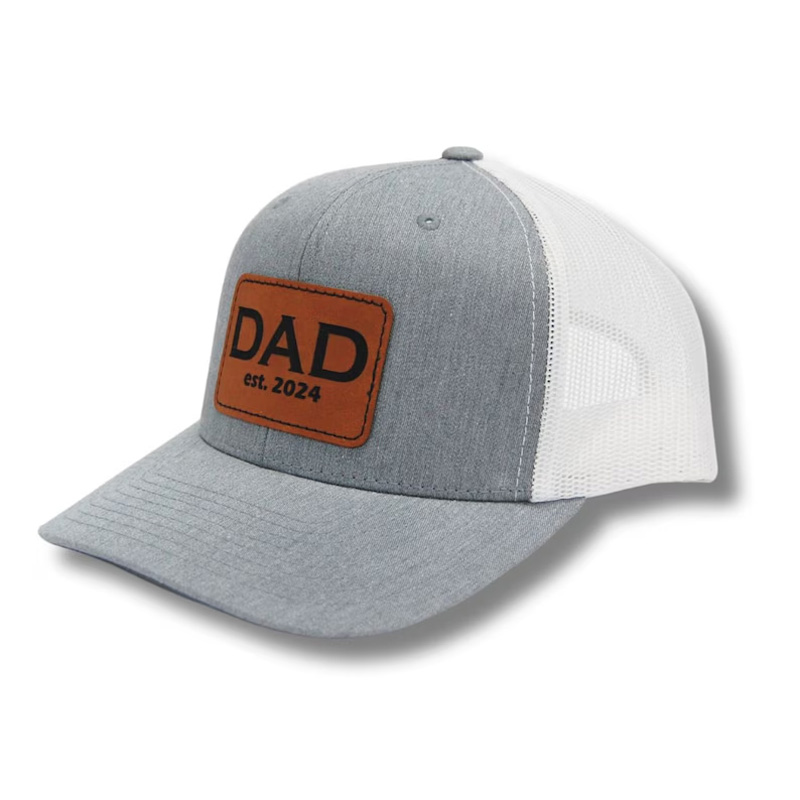 Dad Est 2024 Hat Personalized Name and Year Gift For New Dad Gift