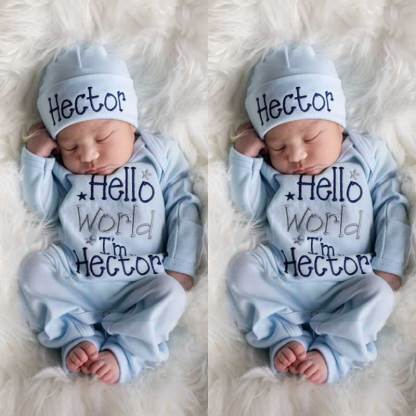 Personalized Baby Outfit Hello World Outfit