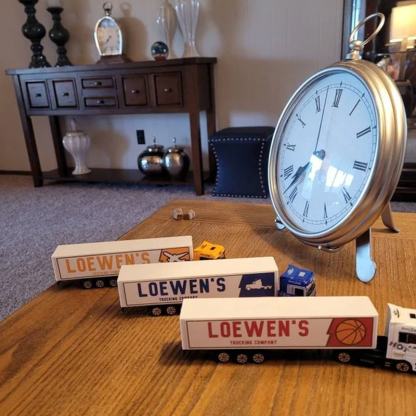 Personalized Toy Truck Customized with Your Child's Name on The Side of the Truck: Birthday, Back to School, Any Event for Children