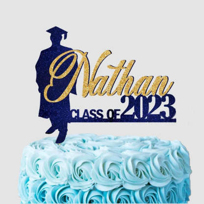 Personalized Graduation Congrats Decor Cake Topper Class of 2024