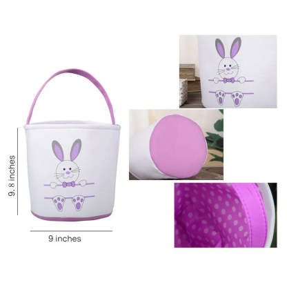 Personalized Easter Baskets Easter Bunny Bag Easter Basket with Name