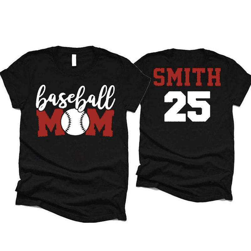 Personalized Baseball/Softball/Football Mom Shirt