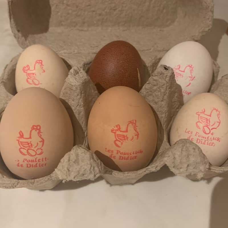 Personalized Chicken Egg Stamp Farm Label