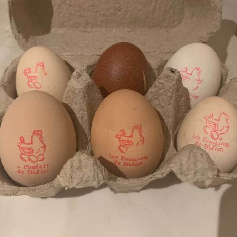 Personalized Chicken Egg Stamp Farm Label