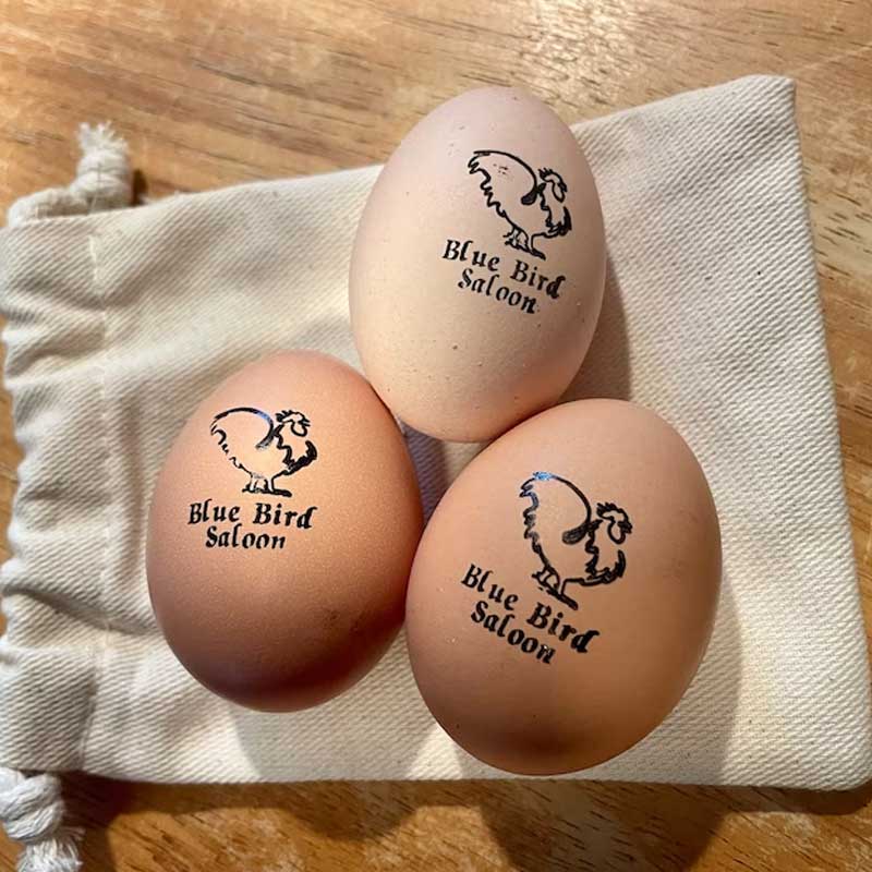 Personalized Chicken Egg Stamp Farm Label