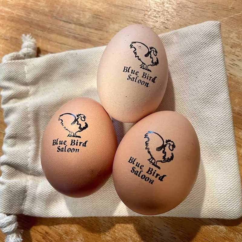 Personalized Chicken Egg Stamp Farm Label