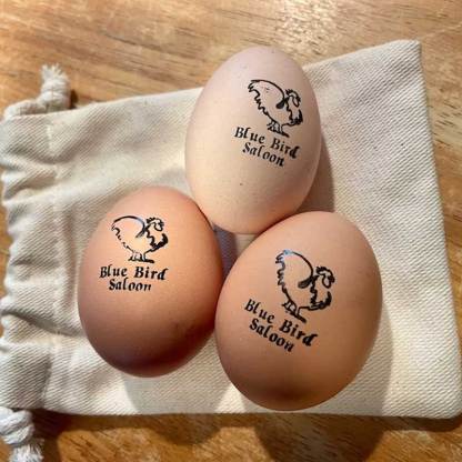 Personalized Chicken Egg Stamp Farm Label