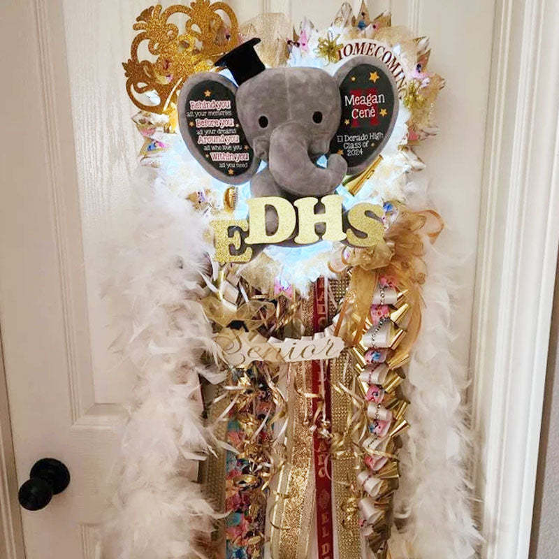 Personalized Graduation Elephant Stuffed Preschool Gradation Gift Graduation Keepsake
