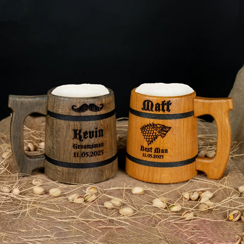 Persinalized engraved beer mugs
