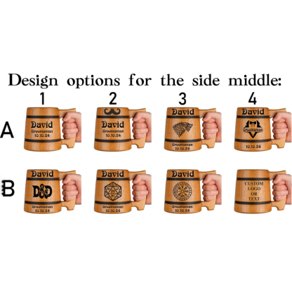 Persinalized engraved beer mugs