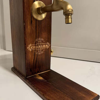 Personalized Wooden Whiskey Dispenser, Custom Gift For Dad, Fountain, Home Bar