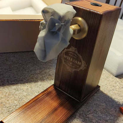 Personalized Wooden Whiskey Dispenser, Custom Gift For Dad, Fountain, Home Bar