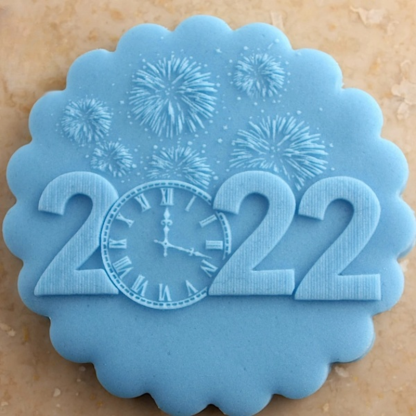 Christmas Cookie Stamp, Biscuit Icing Cupcake Decorating, Merry Christmas Embosser Stamp