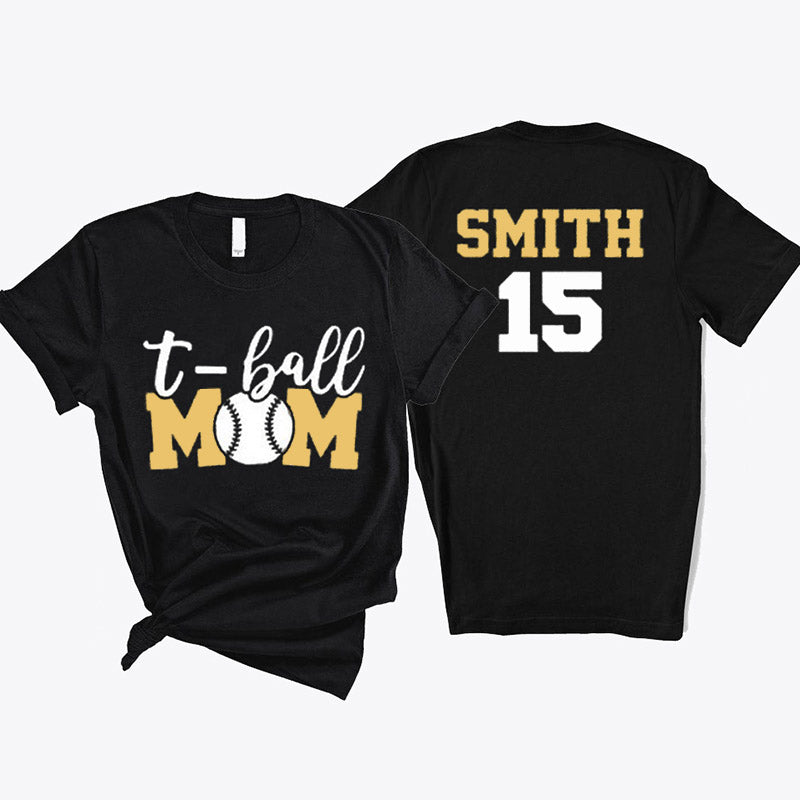 Personalized Baseball/Softball/Football Mom Shirt