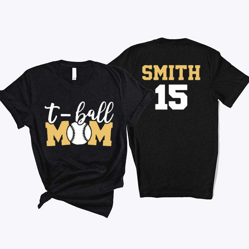 Personalized Baseball/Softball/Football Mom Shirt
