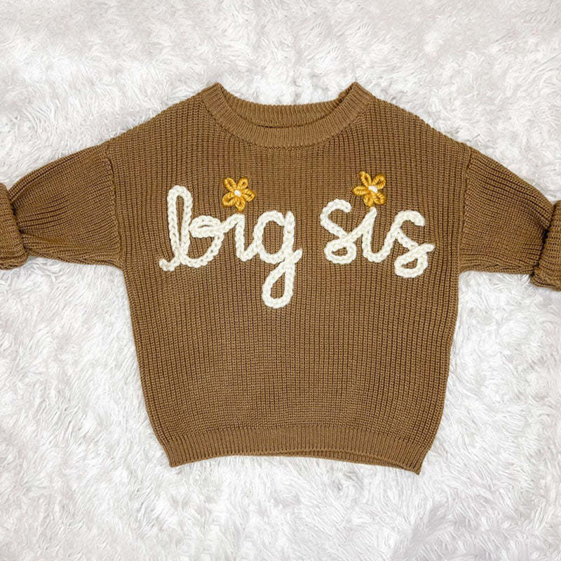 HAND EMBROIDERED SWEATERS | Baby Name Keepsake