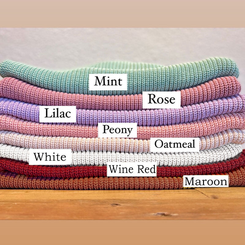 HAND EMBROIDERED SWEATERS | Baby Name Keepsake