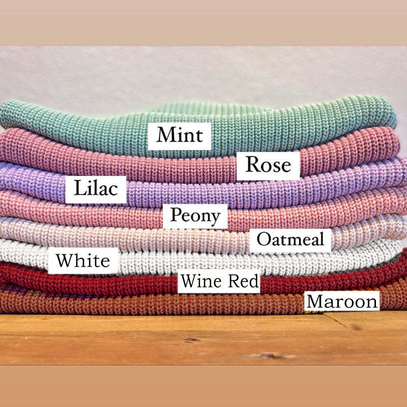HAND EMBROIDERED SWEATERS | Baby Name Keepsake