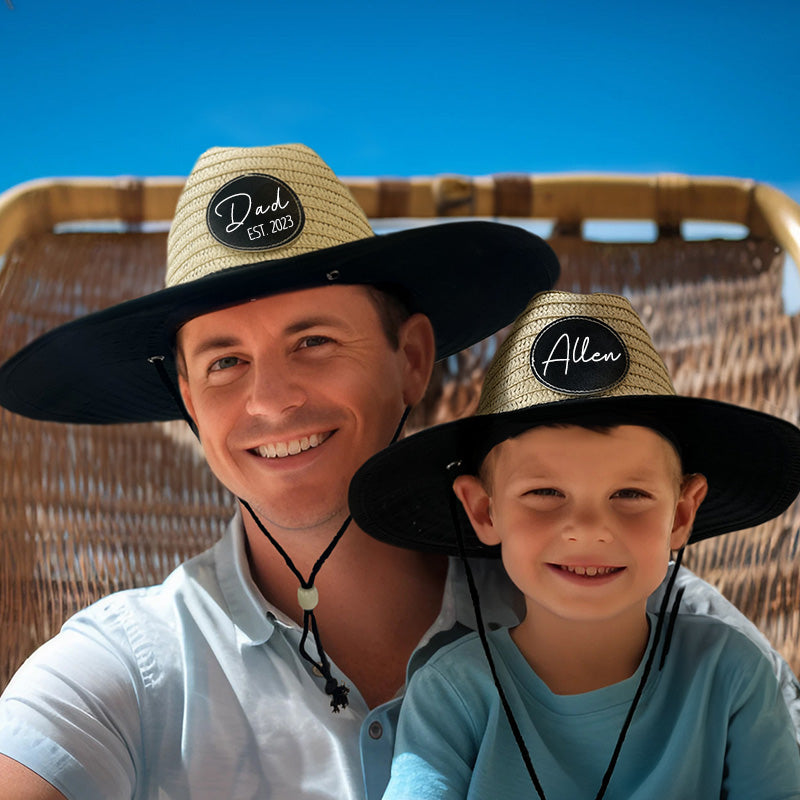 Personalized Family Beach Hat, Toddler-adult Summer Holiday Gifts
