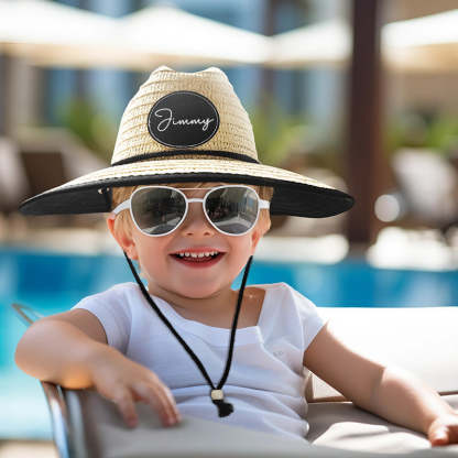 Personalized Family Beach Hat, Toddler-adult Summer Holiday Gifts