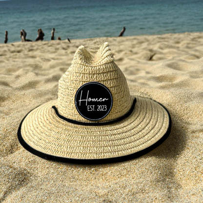 Personalized Family Beach Hat, Toddler-adult Summer Holiday Gifts