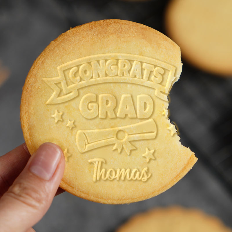 Personalized Congrats Grad Class Of 2024 Cookie Stamp