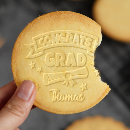 Personalized Congrats Grad Class Of 2024 Cookie Stamp