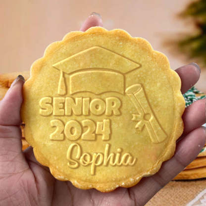 Personalized Congrats Grad Class Of 2024 Cookie Stamp