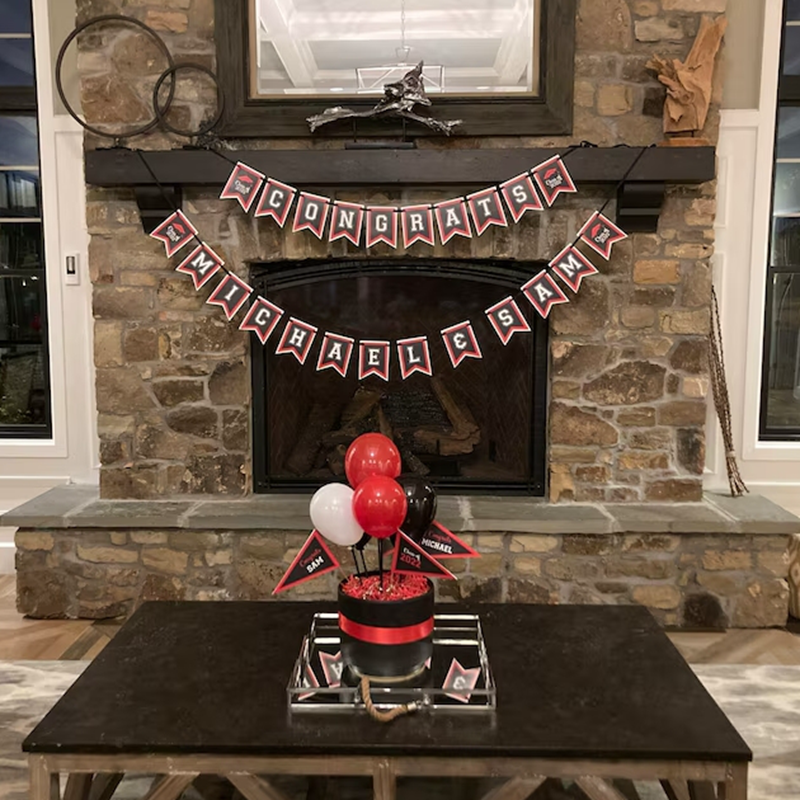  Personalized Graduation Party Decorations Banner Class of 2024, School Colors