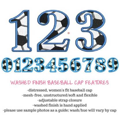 Women's Soccer number hat, Personalized Soccer Team Hat, Soccer Mom hat