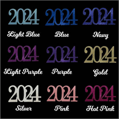 Graduation Centerpiece Sticks 2024 Graduation 4pcs Cake Topper
