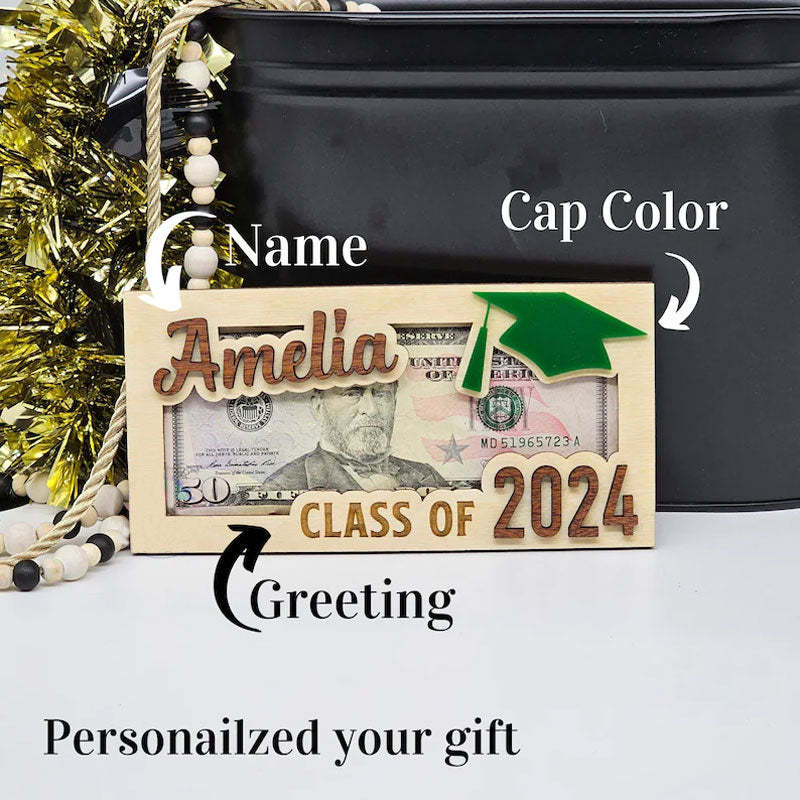 Graduation Money Holder Class of 2024 Gift High School Graduation