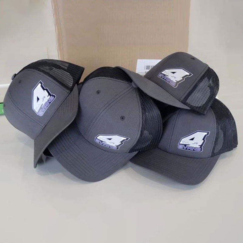 Custom Racing Hats , Race Name and Number Hat , Racing Logo Hat