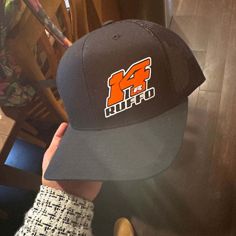 Custom Racing Hats , Race Name and Number Hat , Racing Logo Hat