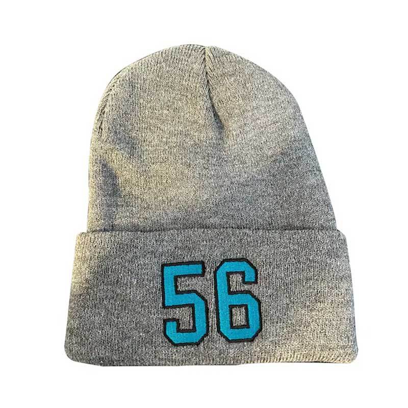 Personalized Hockey Number Beanie Jersey Number Hat