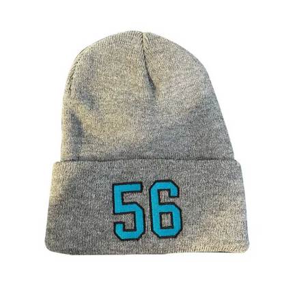 Personalized Hockey Number Beanie Jersey Number Hat