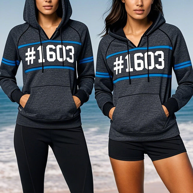 Thin Blue Line Personalized Police Hoodie