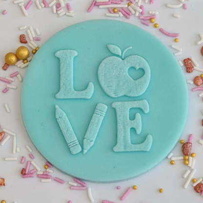 Teacher Cookie Stamp, Appreciation Gift, End of Term Treats, Xmas Gift