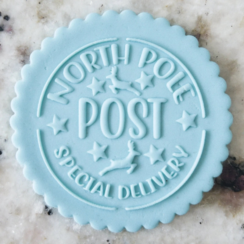 Christmas Cookie Stamp, Biscuit Icing Cupcake Decorating, Merry Christmas Embosser Stamp