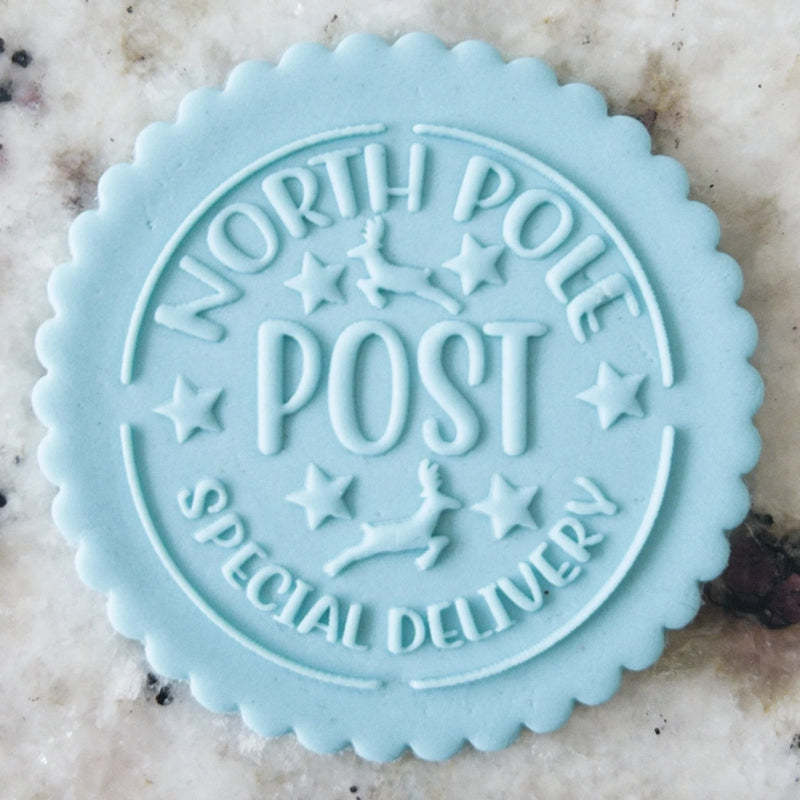 Christmas Cookie Stamp, Biscuit Icing Cupcake Decorating, Merry Christmas Embosser Stamp