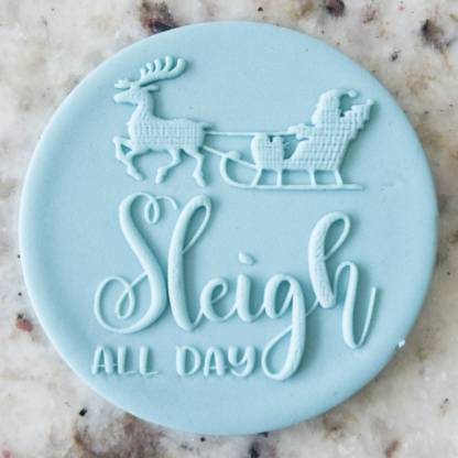 Christmas Decorative Pattern Biscuit Cookie POPup Embosser Stamp , We Wish You a Merry Christmas