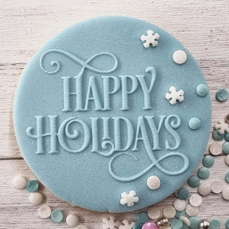 Christmas Embosser Fondant Stamp, Cake Decoration