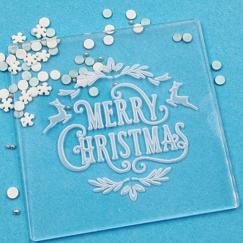 Christmas Embosser Fondant Stamp, Cake Decoration