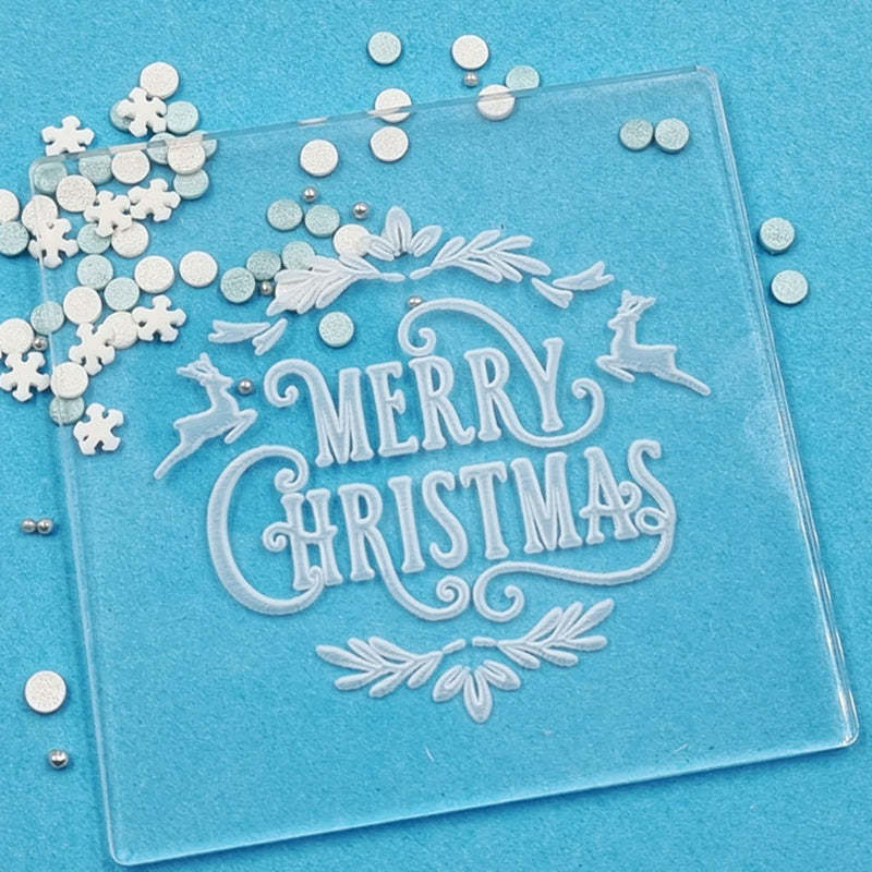Christmas Embosser Fondant Stamp, Cake Decoration