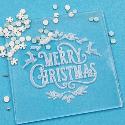 Christmas Embosser Fondant Stamp, Cake Decoration