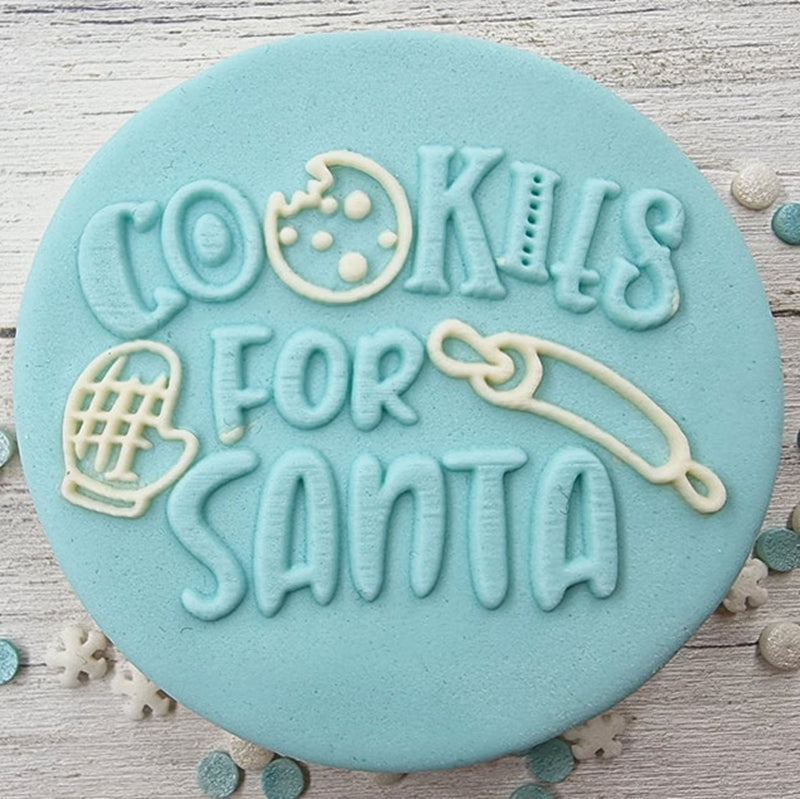 Christmas Embosser Fondant Stamp, Cake Decoration