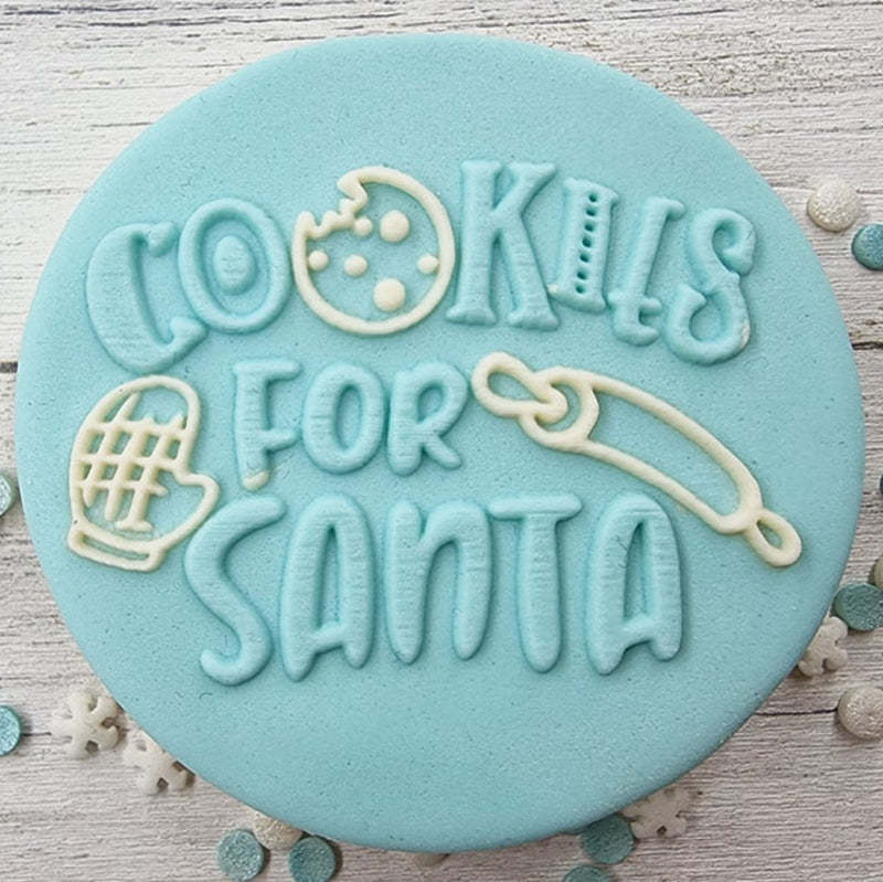Christmas Embosser Fondant Stamp, Cake Decoration