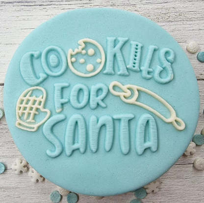 Christmas Embosser Fondant Stamp, Cake Decoration