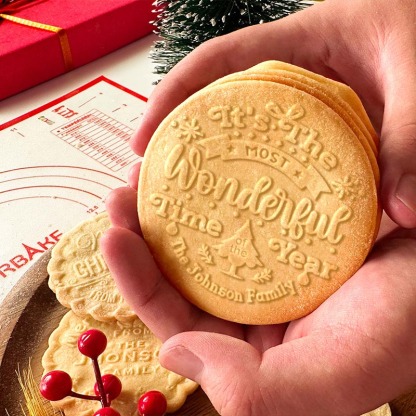It's The Most Wonderful Time Of The Year Christmas Cookie Stamp