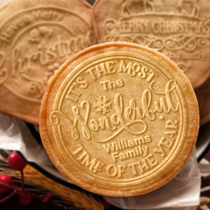 It's The Most Wonderful Time Of The Year Christmas Cookie Stamp